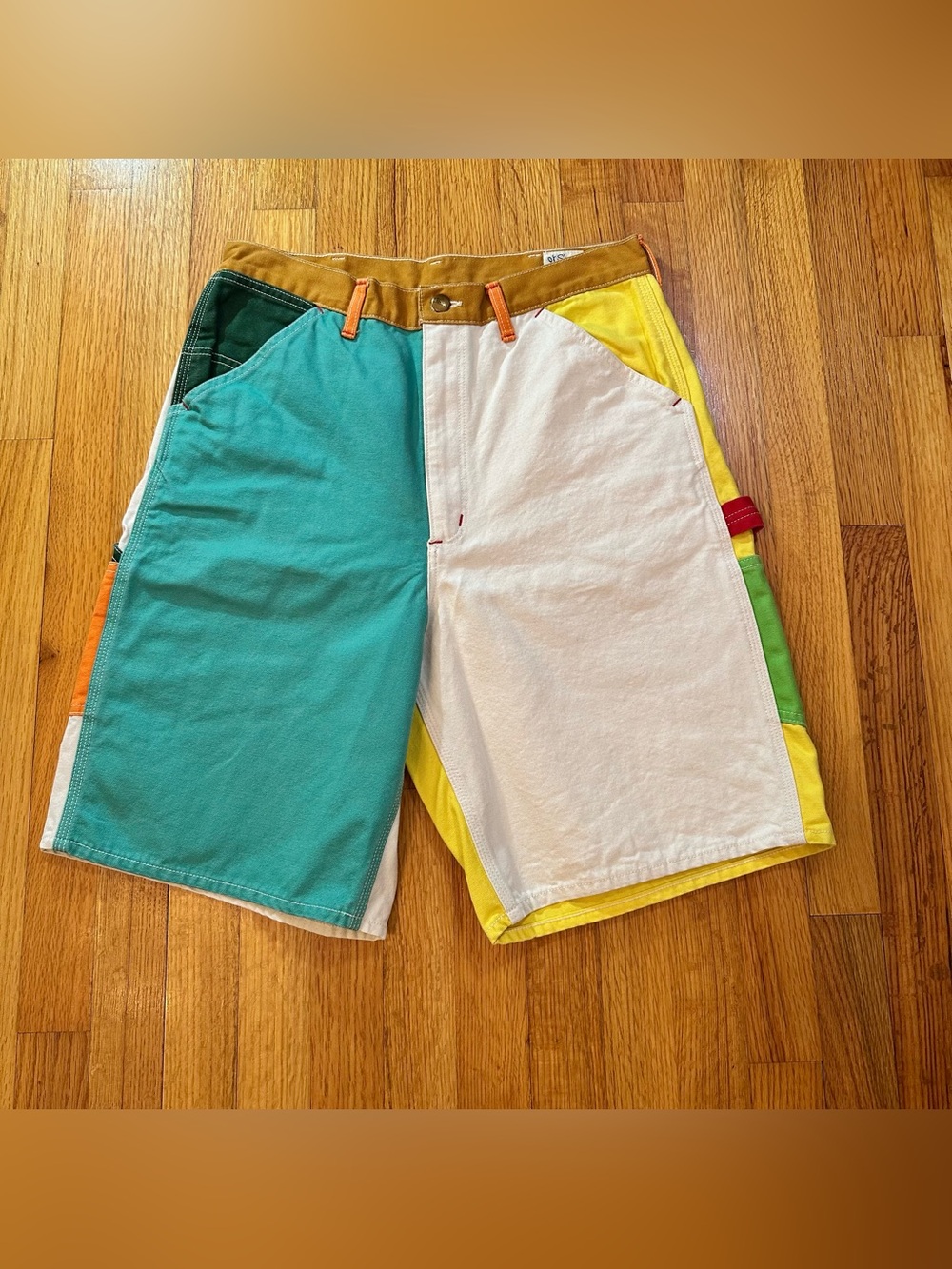 Orslow Japanese brand  painter shorts Mix  milticolor size S (@) - Picture 4 of 8